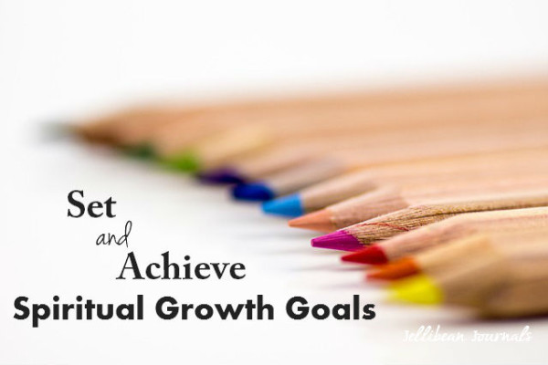 How to Set and Acheive Spiritual Growth Goals: 6 Steps! #goals #christianliving | JellibeanJournals.com