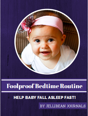 6 Step Baby Bedtime Routine- Help your baby fall asleep fast! #parenting #baby| Jellibean Journals