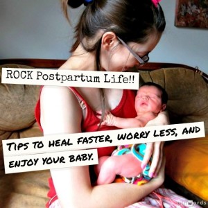 Tips to ROCK Postpartum | JellibeanJournals.com