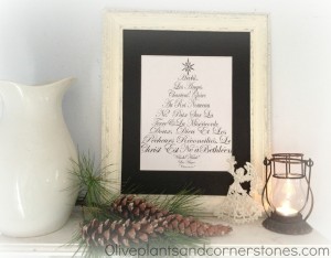 Christ-Centered Christmas Decor on a Budget| JellibeanJournals.com