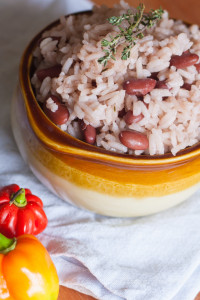 Caribbean Rice and Beans Costa Rican-Style #sidedish | JellibeanJournals.com