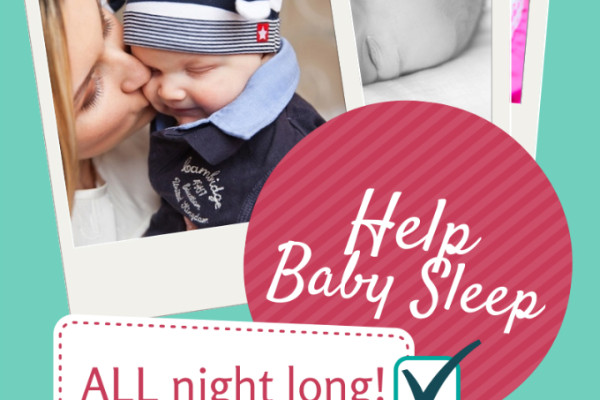 Help Your Baby Sleep ALL Night! Tips that worked for all my children in less than a week. #parenting #baby | JellibeanJournals.com