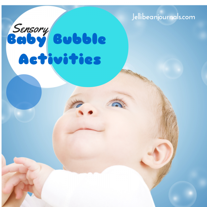 Sensory bubble activities are perfect for babies learning motor skills and exploring their world. -Jellibeanjournals.com