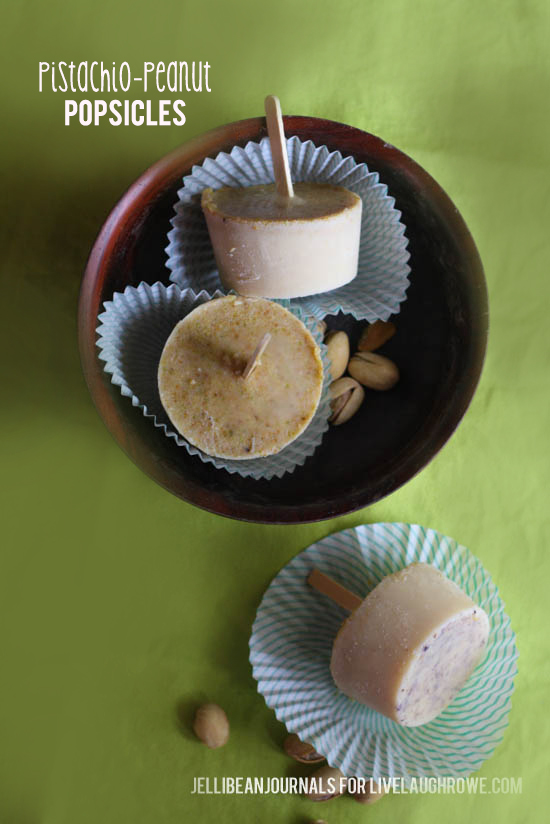 Pistachio Peanut Popsicles- jellibean journals