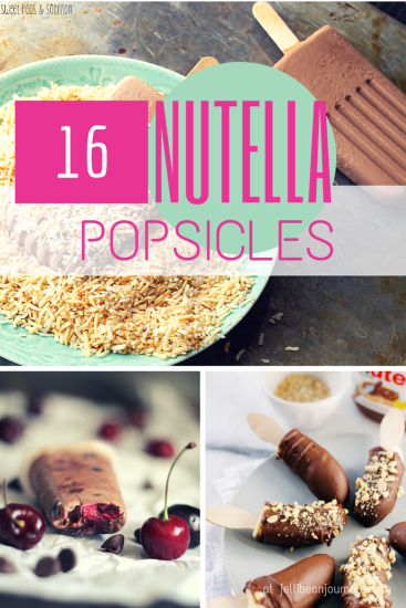 Nutella popsicles to add a blast of YUM to your summer! | Jellibeanjournals.com