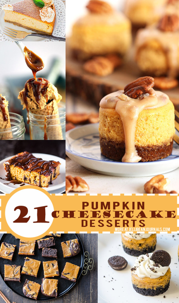 Pumpkin Cheesecake Desserts- Jellibeanjournals.com